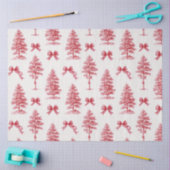  rode kerstboom tissuepapier (Craft)