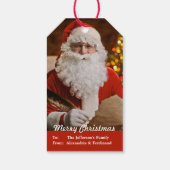  Rode Kerstkerstman Cadeaulabel (Achterkant)