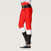 Rode kerstkostuums voor meisjes Leggings (Links)