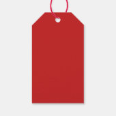 Rode kerstkousen Gift labels Cadeaulabel (Achterkant)