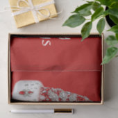 Rode Kerstman Hoed Kerstvakantie Tissuepapier (Geschenk)