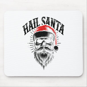 Rode Kerstman Skull Kerstvakantie Muismat