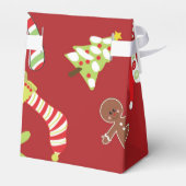 Rode Kerstmis Bedankdoosjes (Achterkant)