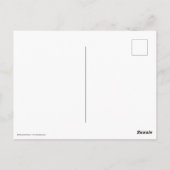 Rode Kerstmis Briefkaart (Achterkant)