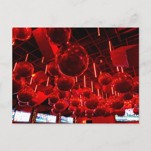 Rode Kerstmis Briefkaart (Voorkant)