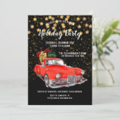 Rode Kerstmis Kaart (Staand voorkant)