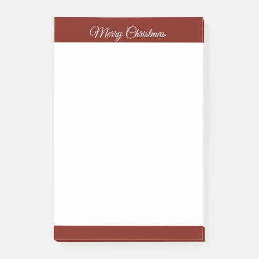 Rode Kerstnotities Post-it® Notes (Voorkant)
