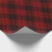 Rode kerstpannen cadeaupapier (Hoek)