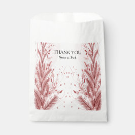 Rode Kerstpijnboom Sneeuw Decoratie Mooi Bedankzakje