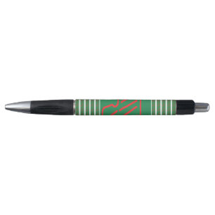 Rode Kerstsok op Groen Pen