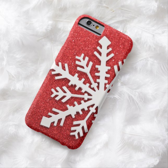 Rode kerstsparkels Case-Mate iPhone case (Voorbeeld)