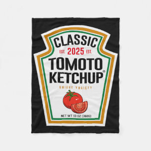 Rode Ketchup DIY Halloween Kostuum Matching Groep  Fleece Deken