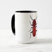 Rode kever mok (Voorkant links)