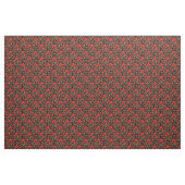 Rode klaprozen stof (Yard (91,4 cm))
