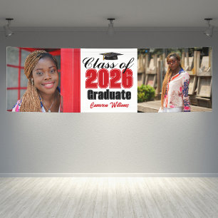 Rode Klas van 2026 Foto Afstudeerfeest Breed Spandoek