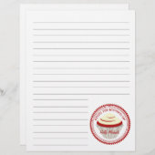 Rode klettenkoek uit de keuken van...papier (Voorkant / Achterkant)