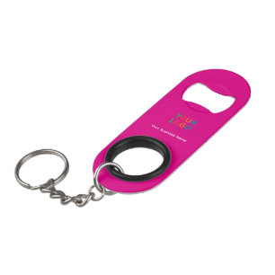 Rode Kleur Flesopener Aangepaste Tekst Bar Sleutel Mini Flessenopener
