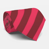 Rode kleurenstrips stropdas (Opgerold)