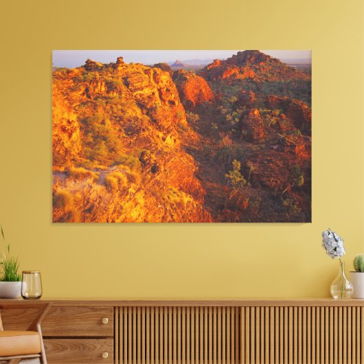 RODE KLIFFEN 32x48 Canvas Afdruk (Insitu (Woonkamer))