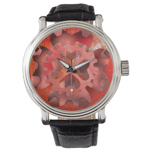 rode klok horloge