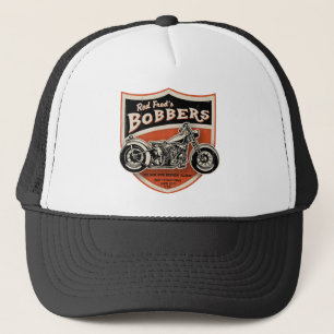 Rode klossen trucker pet