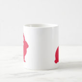 Rode konijn koffiemok (Center)