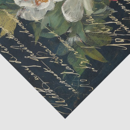 Rode Koning Protea Bloem Decoupage Tissuepapier (Detail)