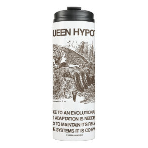 Rode koningin Hypothese Wonderland Alice Red Queen Thermosbeker