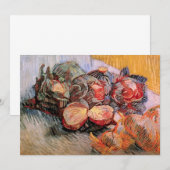 Rode Kool en Uien door Vincent van Gogh (Voorkant / Achterkant)