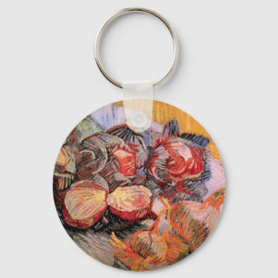 Rode Kool en Uien door Vincent van Gogh Sleutelhanger