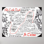 Rode Koord van Vat: Liefde over een afstand Poster (Voorkant)