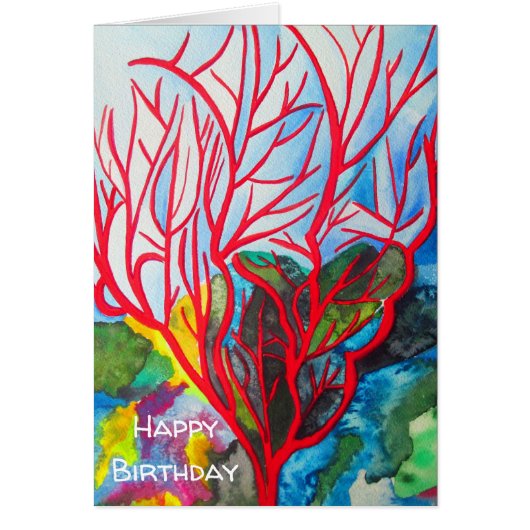 Rode koraalrif oceaankunst (Voorkant)