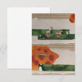 Rode korrel van Afrikaanse dieren Bedankkaart (Voorkant / Achterkant)