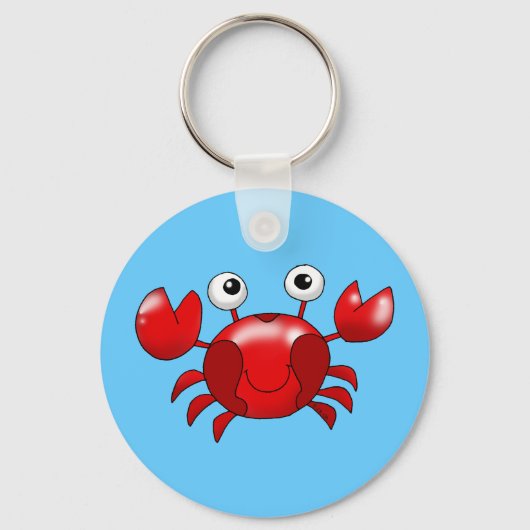 Rode krab sleutelhanger (Voorkant)