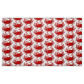 Rode krab stof (Fat Quarter)