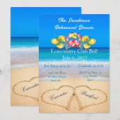 Rode Krab van Citroen Low Country Kaart (Voorkant / Achterkant)