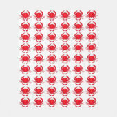 Rode krabben Baltimore Maryland Beach Fleece Deken (Voorkant)