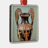 Rode krater metalen ornament (Rechts)