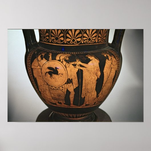 Rode krater poster (Voorkant)