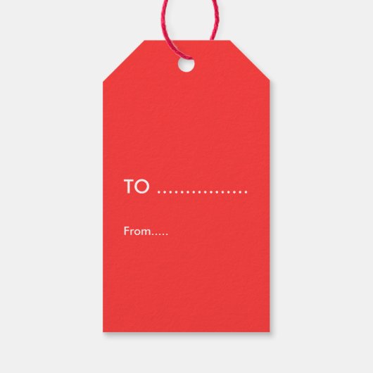 rode kreeft cadeaulabel (Achterkant)