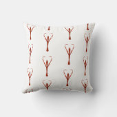 Rode Kreeft Kussen (Achterkant)