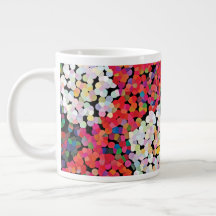 Rode kristallen bloemen