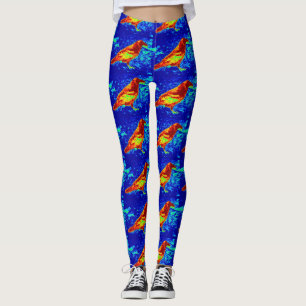 rode kroonblauw leggings