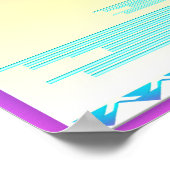 Rode kroonkraan en Sun-Posters Poster (Hoek)