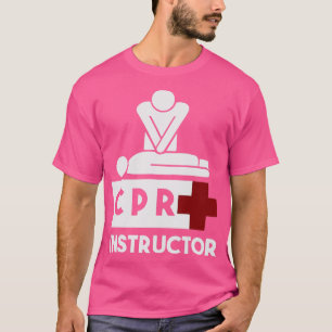 Rode Kruis CPR Instructeur voor Mannen en Vrouwen T-shirt