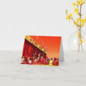 Rode Kruis Lounge NC State Fair Illustratie Kaart (Gele Bloem)