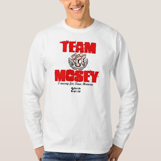 Rode Kruis Team Mosey Long Hoeve T-shirt (Voorkant)