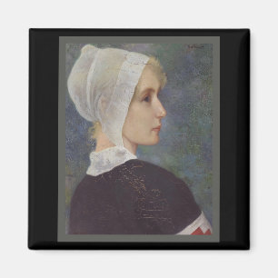 Rode Kruis Verpleegster door Theodor Grust Magneet