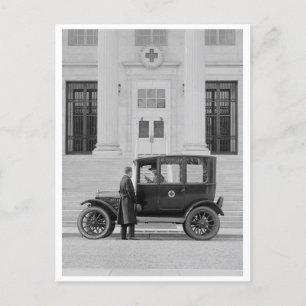 Rode kruiscoupon briefkaart