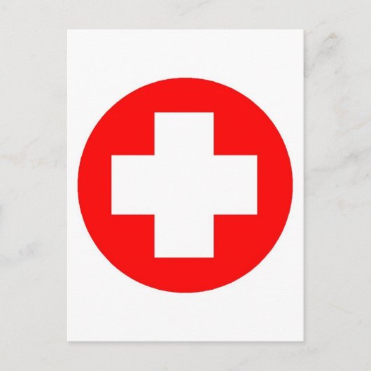Rode Kruisproducten en -Design! Briefkaart (Voorkant)